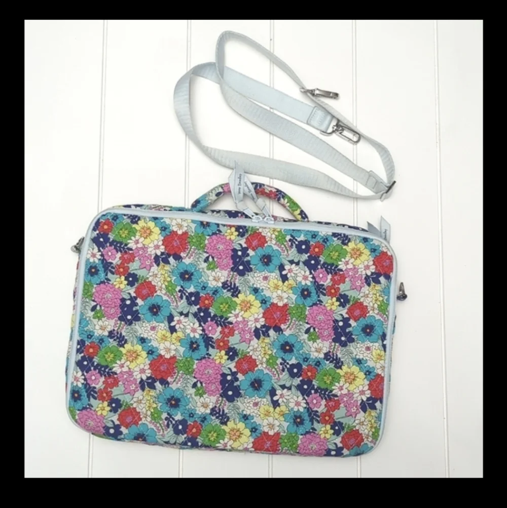 Like New Vera Bradley Floral Laptop Bag